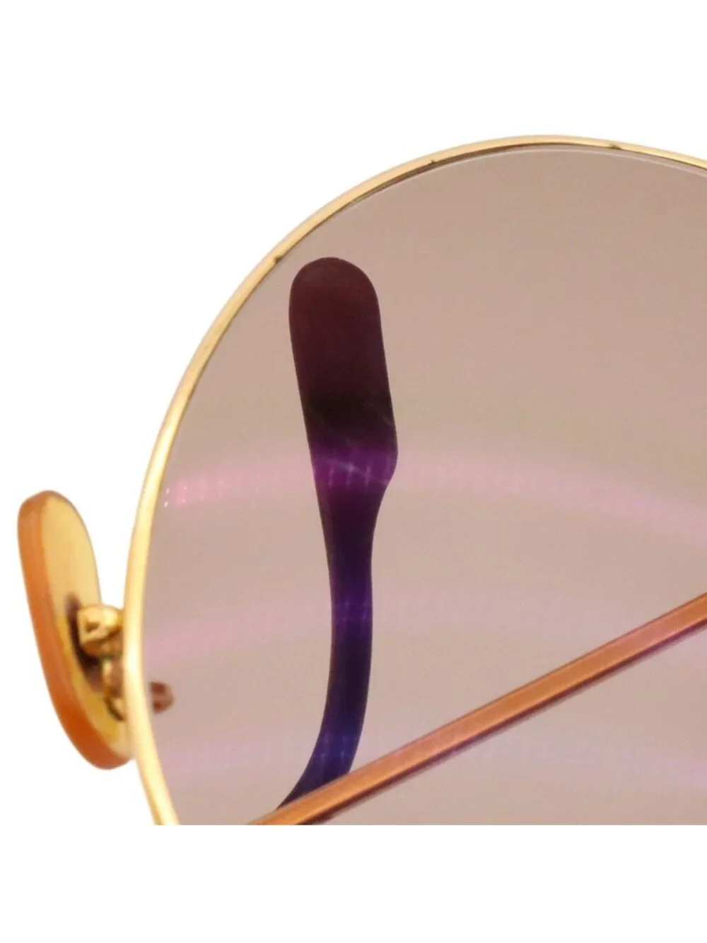 Cartier Trinity Sunglasses Eyewear Teardrop Two Bridge Double Light Brown Lens